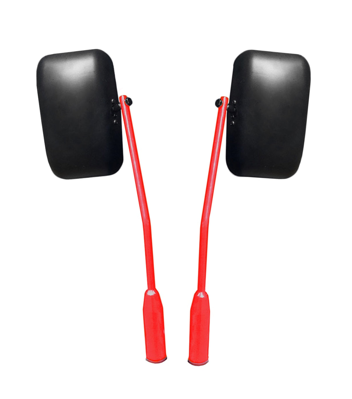 JK, JL and JT Premium Isolated Hinge Mirrors - Red Baron