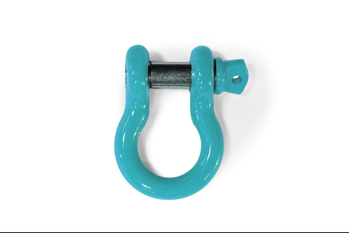Single D-Ring Shackle Kit - Steinjäger Recovery and Towing Gladiator JT 2019 to Present D-Ring Shackle Teal 1 D-ring
