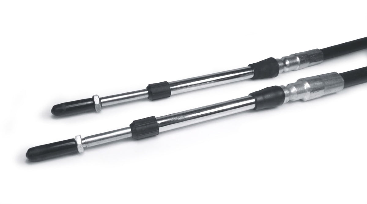 Universal Push-Pull Cables - 10-32 - 132 Inches Long - Groove Style - 3-Inch Travel