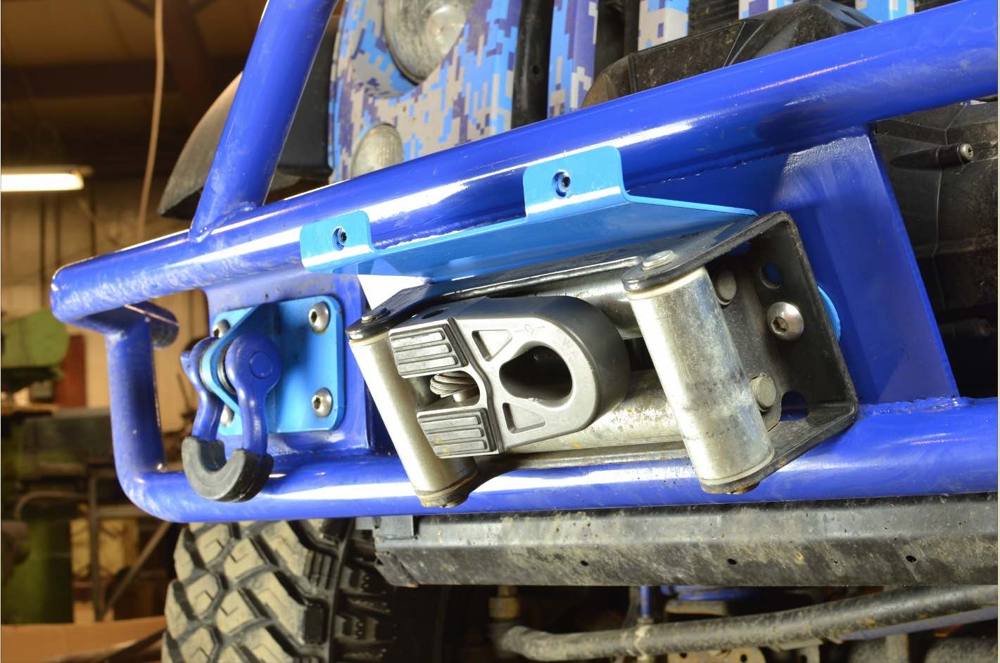 Steinjäger Exterior Accessories Wrangler JK 2007-2018 License Plate Brackets Fits Steinjäger Tubular Bumper with Roller Fairlead Military Beige