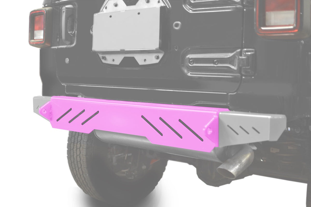 Steinjäger Bumpers Wrangler JL 2018 to Present Rear Cap Style Pinky