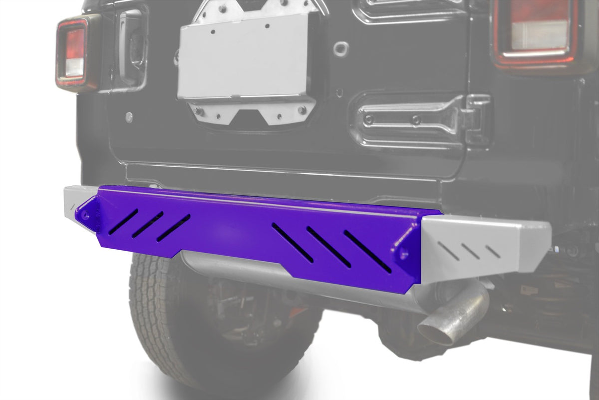 Steinjäger Bumpers Wrangler JL 2018 to Present Rear Cap Style Sinbad Purple