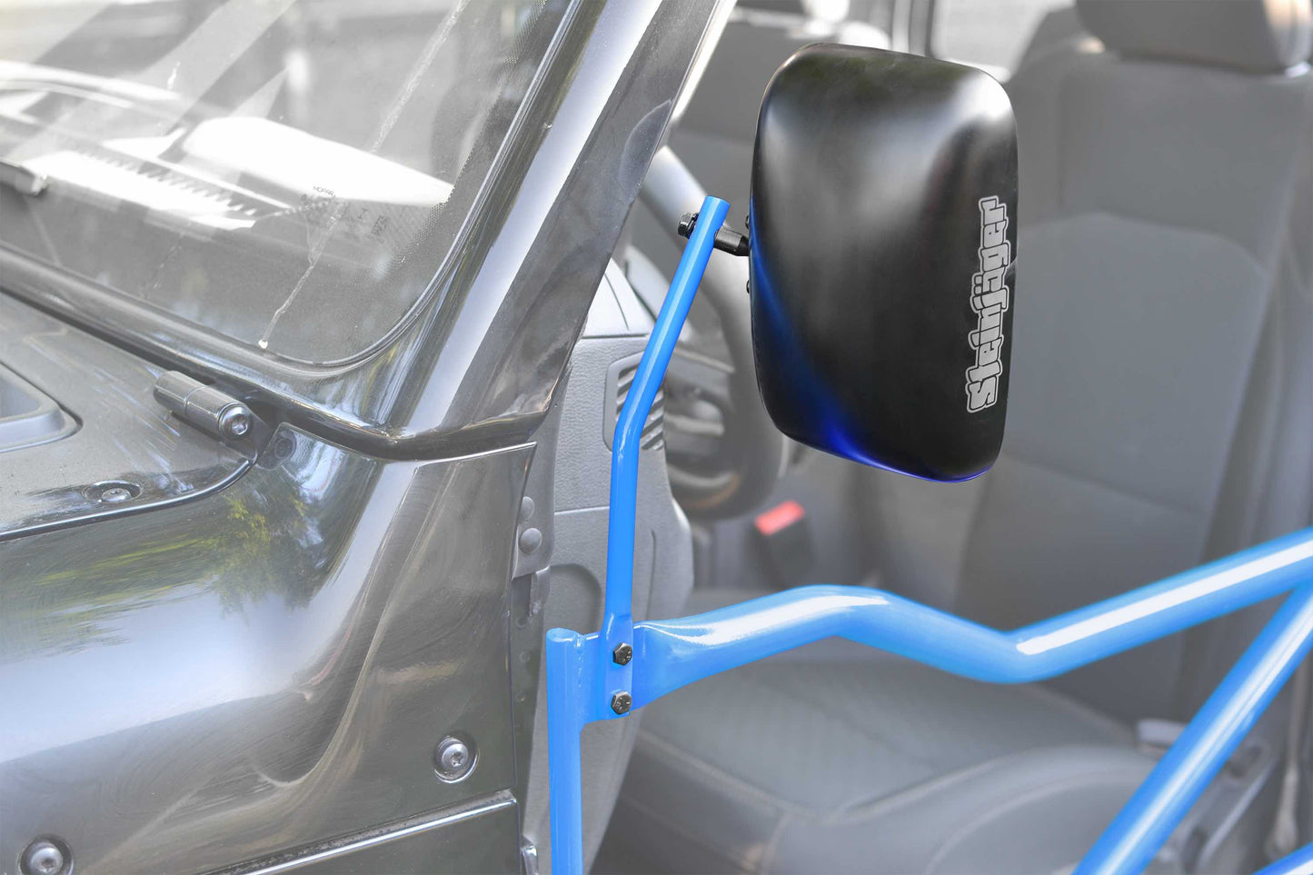 Steinjäger Doors Wrangler JL 2018 to Present Mirror Legs to Fit Tube Doors Playboy Blue