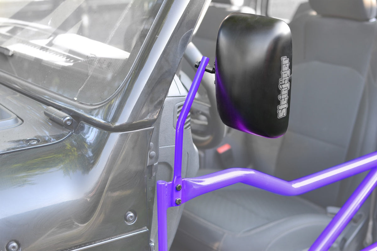 JK, JL and JT Tube-Door Mirror Kits - Gladiator JT - Sinbad Purple