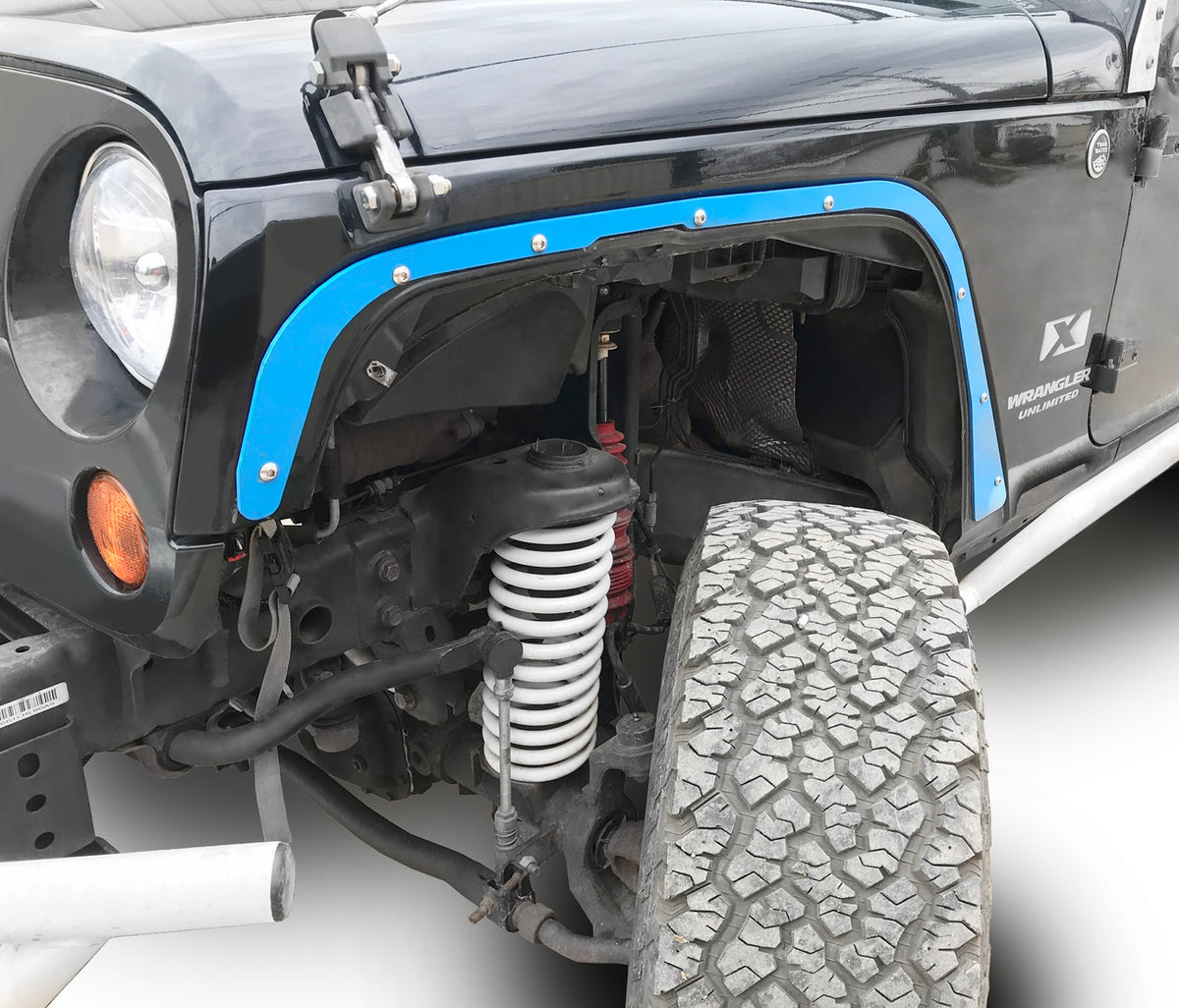 JK Front Fender Delete Kit - Playboy Blue
