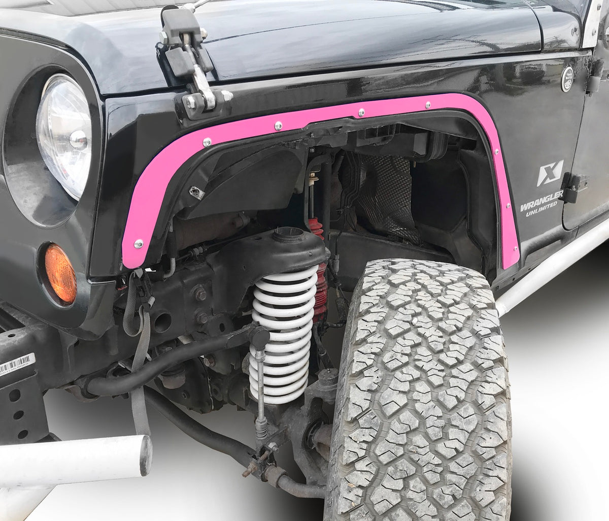 JK Front Fender Delete Kit - Pinky