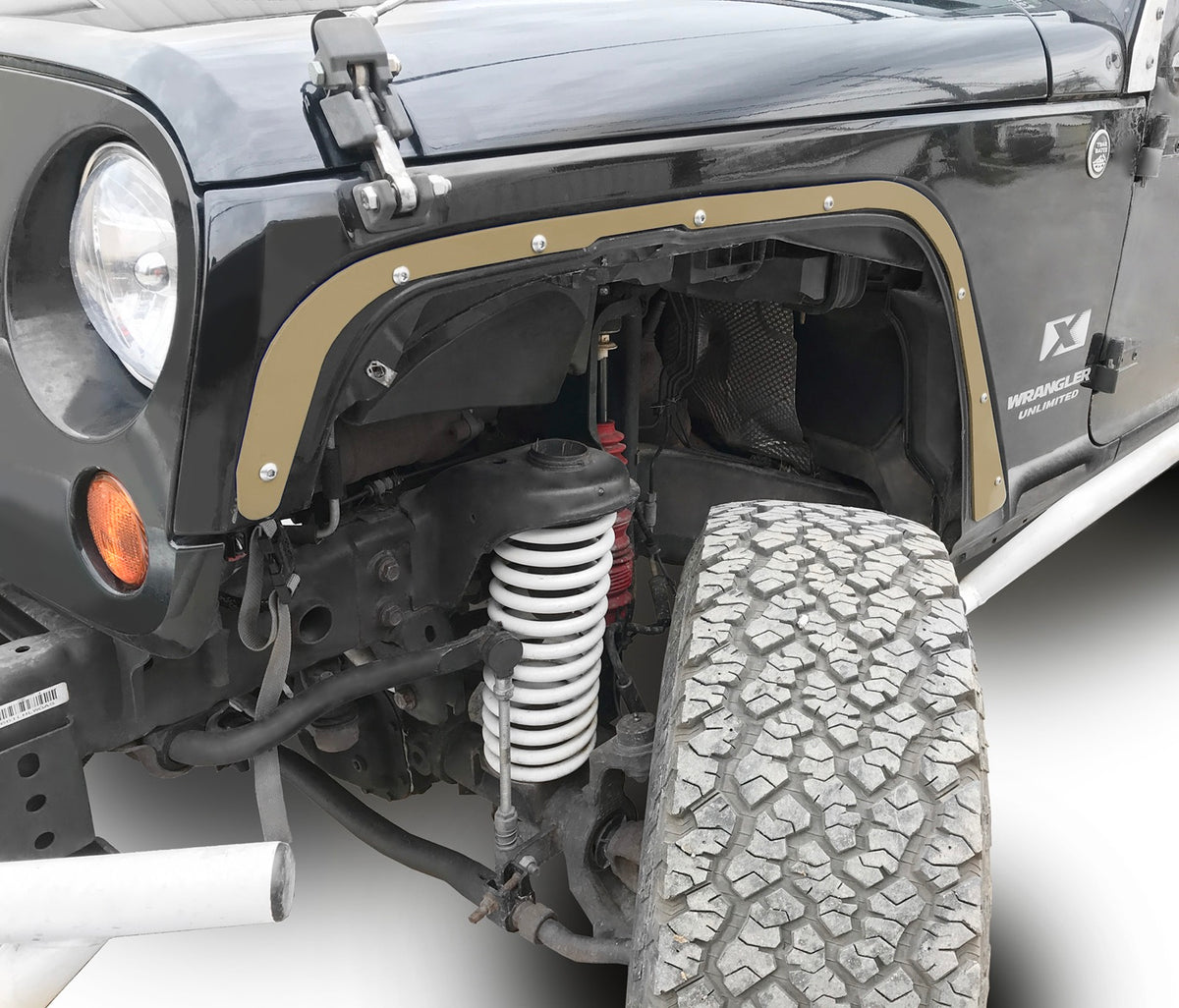 JK Front Fender Delete Kit - Military Beige