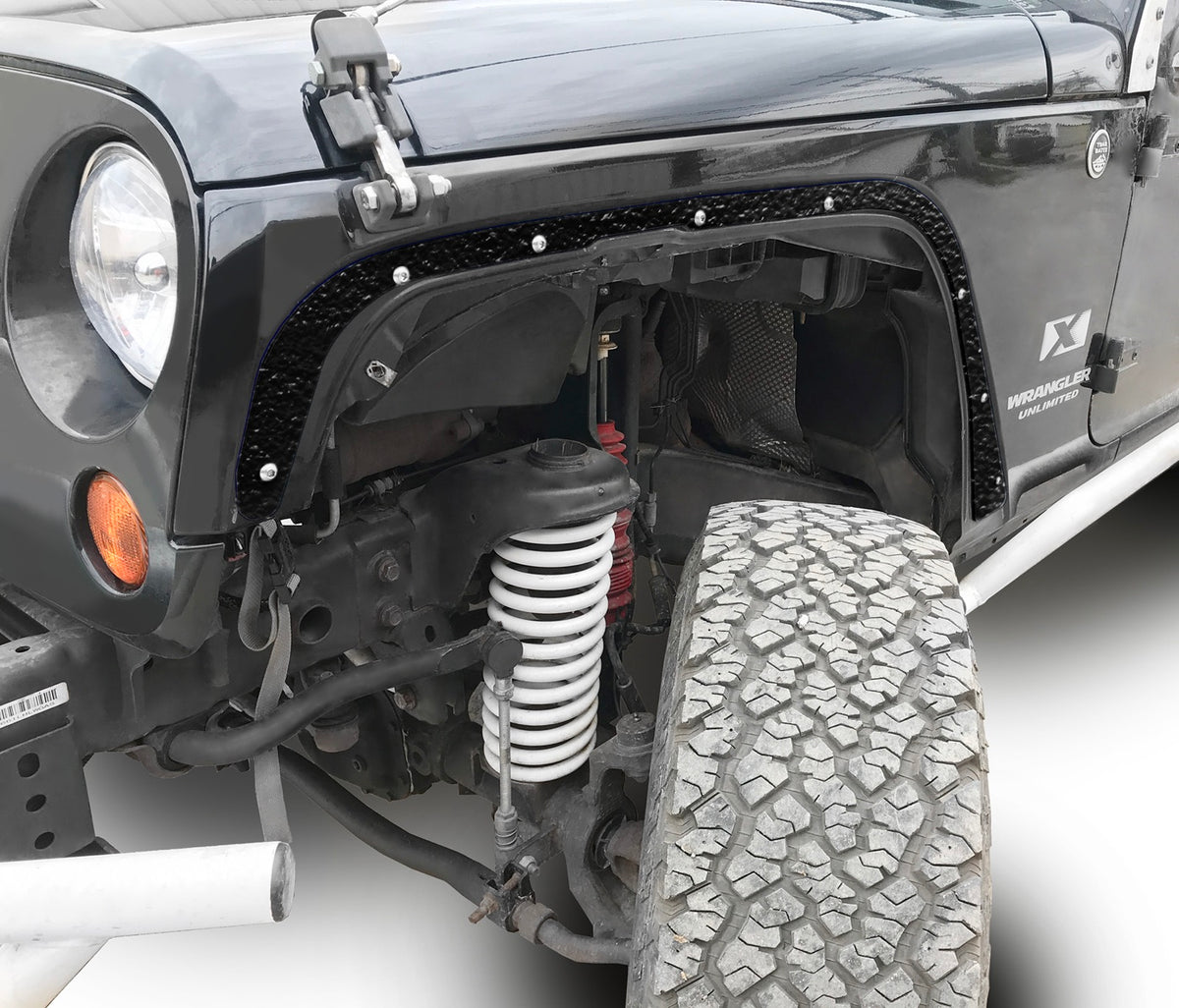 JK Front Fender Delete Kit - Texturized Black