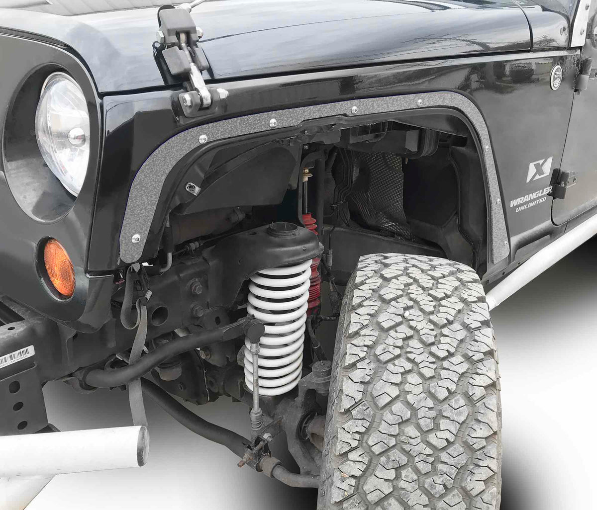 Steinjäger Fenders Wrangler JK 2007-2018 Deletes Front Gray Hammertone