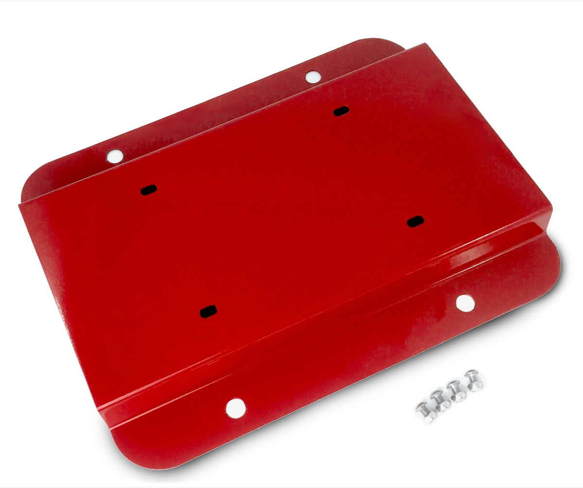 JK License-Plate Relocation Kit - Red Baron