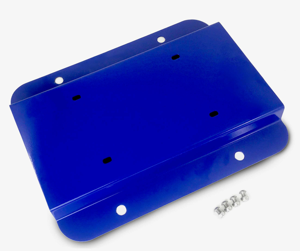 Steinjäger Exterior Accessories Wrangler JK 2007-2018 License Plate Brackets Relocation Kit Southwest Blue