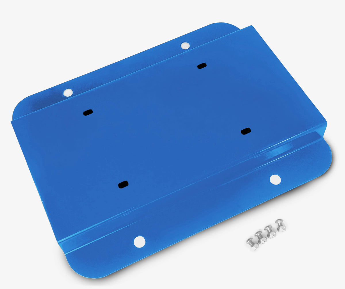 Steinjäger Exterior Accessories Wrangler JK 2007-2018 License Plate Brackets Relocation Kit Playboy Blue