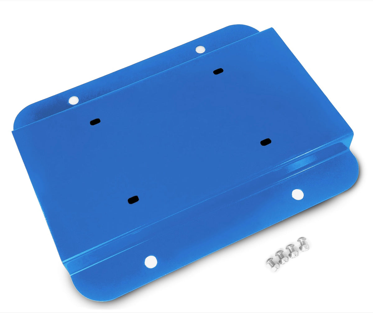 JK License-Plate Relocation Kit - Playboy Blue