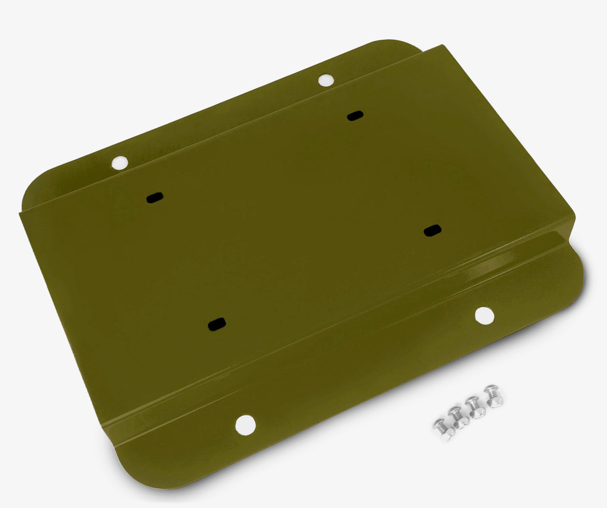 Steinjäger Exterior Accessories Wrangler JK 2007-2018 License Plate Brackets Relocation Kit Locas Green
