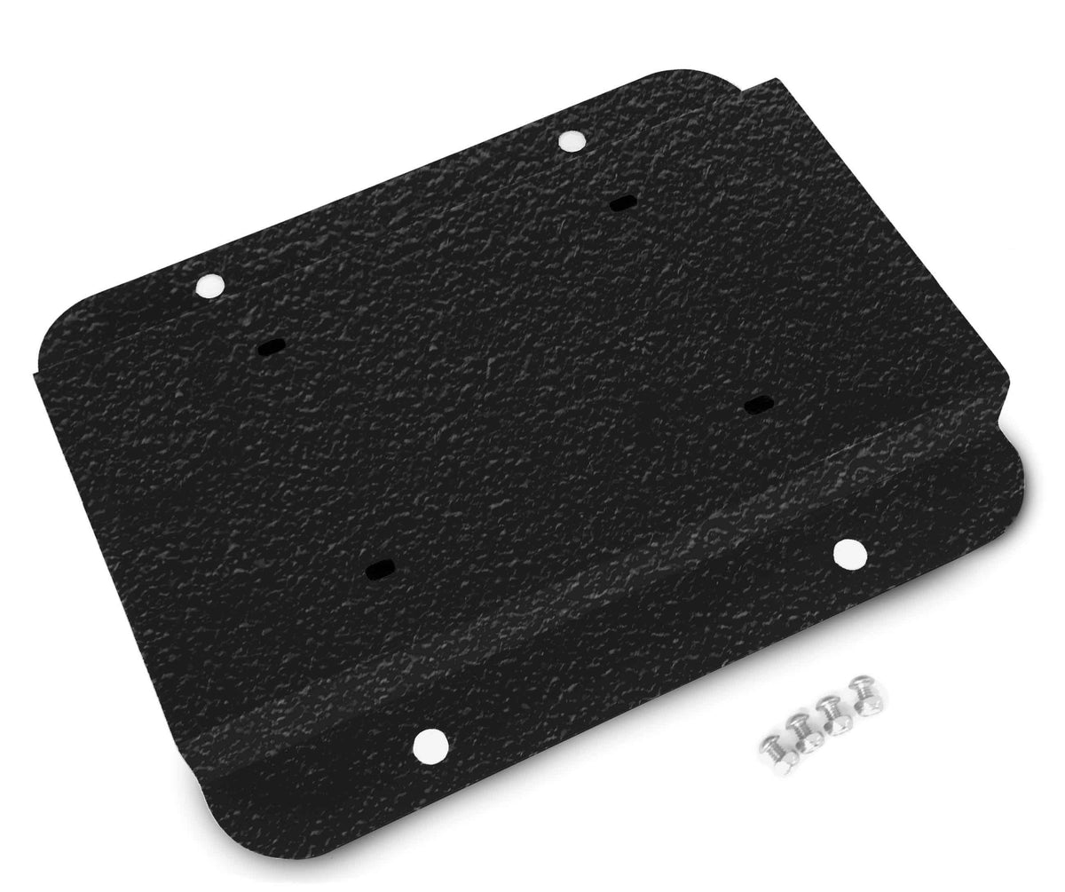 Steinjäger Exterior Accessories Wrangler JK 2007-2018 License Plate Brackets Relocation Kit Texturized Black