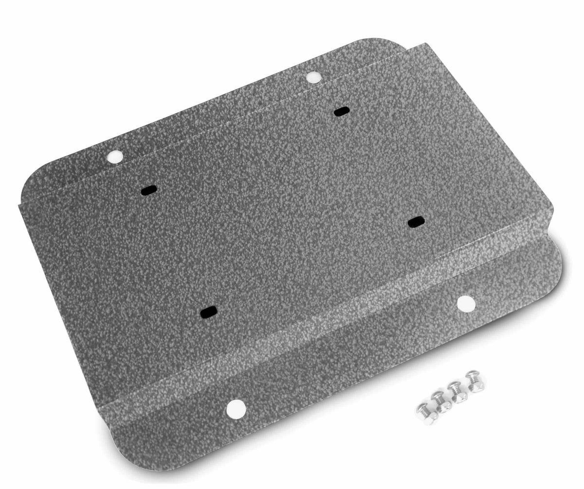Steinjäger Exterior Accessories Wrangler JK 2007-2018 License Plate Brackets Relocation Kit Gray Hammertone