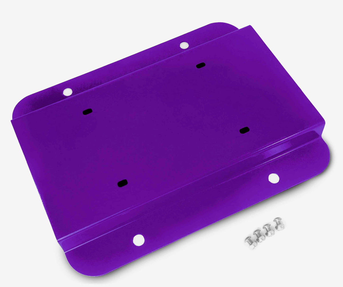 Steinjäger Exterior Accessories Wrangler JK 2007-2018 License Plate Brackets Relocation Kit Sinbad Purple