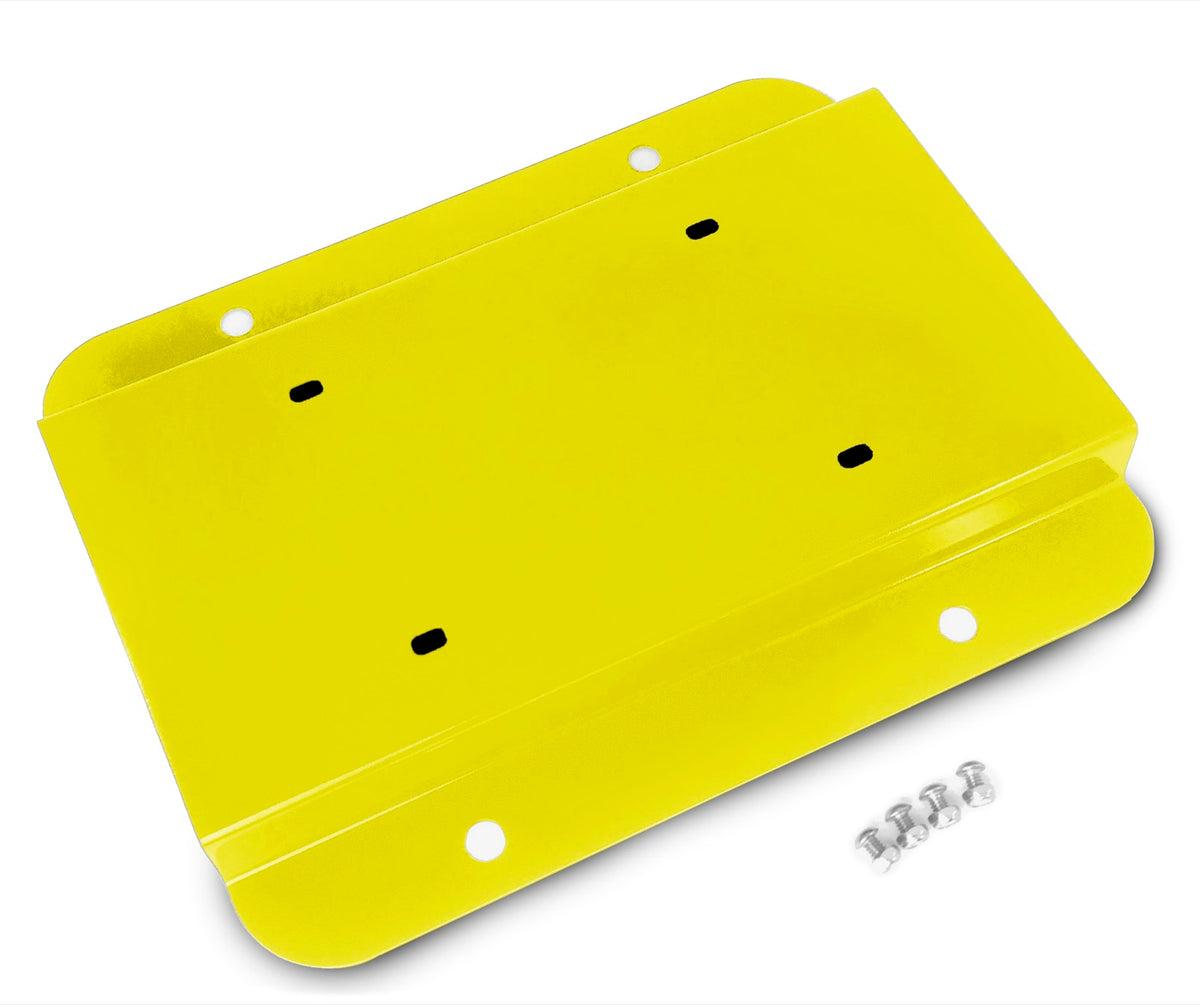 JK License-Plate Relocation Kit - Neon Yellow