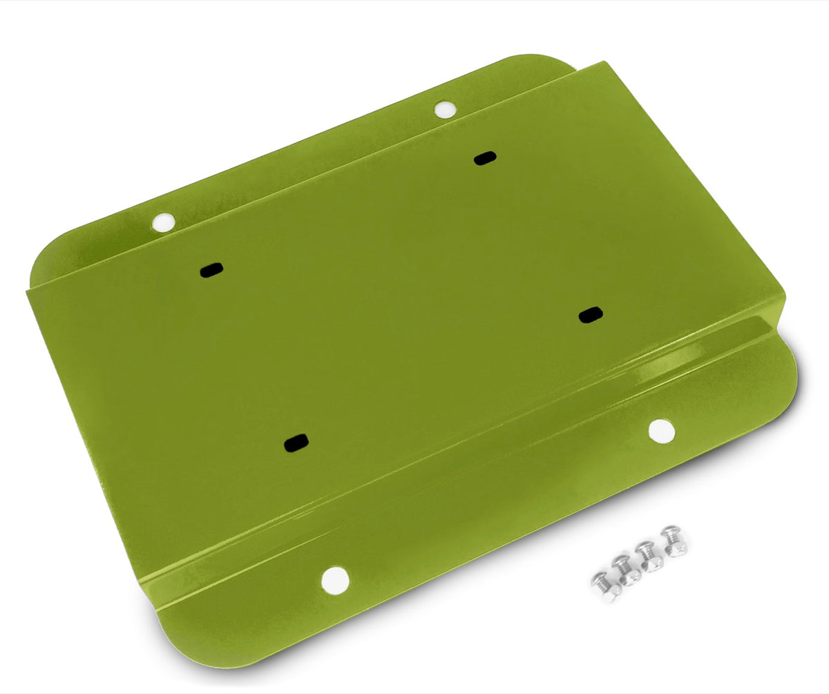 JK License-Plate Relocation Kit - Gecko Green