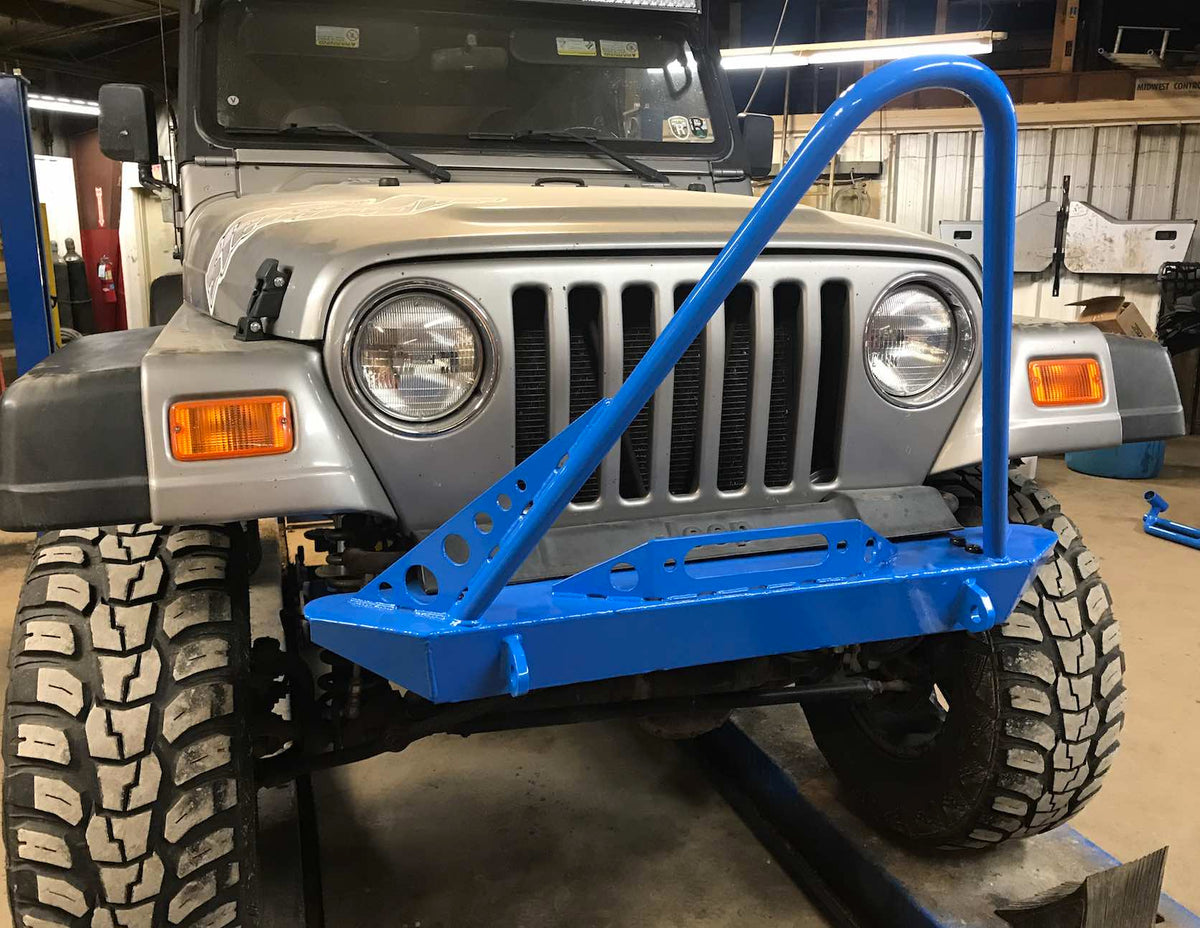 Steinjäger Bumpers Wrangler TJ 1997-2002 Stinger Cloud White