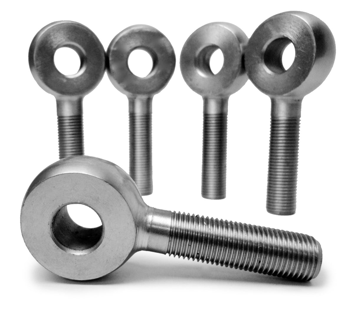 Rod Ends, Solid - Male - Plated Steel - 5/8-18 RH - 0.625 Bore - 5 Pack