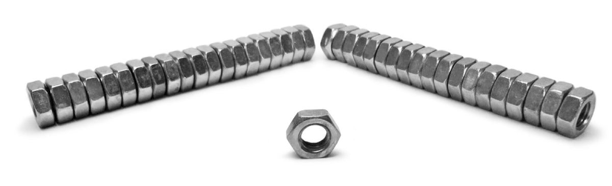 Bulk Jam Nuts - 3/4-16 RH - 40 Pack - Grade 2 - Plated Zinc Yellow