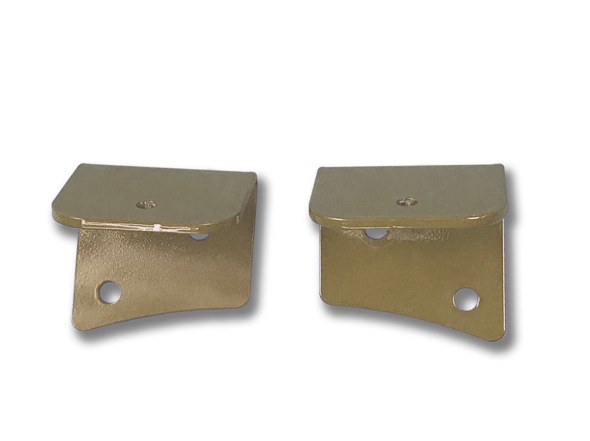 JK 3/16-Inch Lower-Windshield Light Mounts - Military Beige