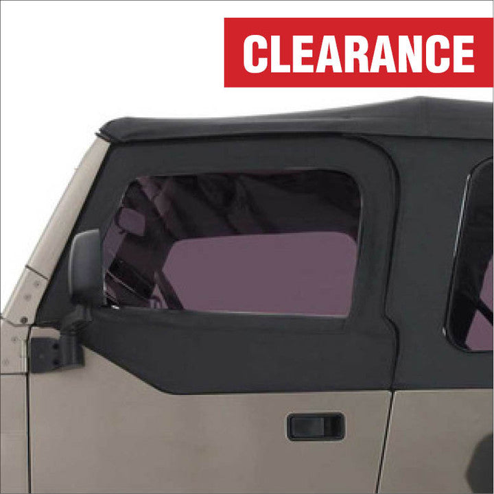 King 4WD Replacement Soft Top With Upper Doors - Black Diamond - TJ