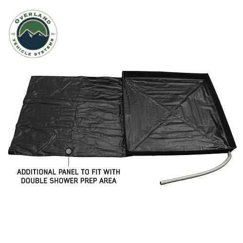 Overland Vehicle Systems HD Nomadic Shower - Double Shower Floor Basin