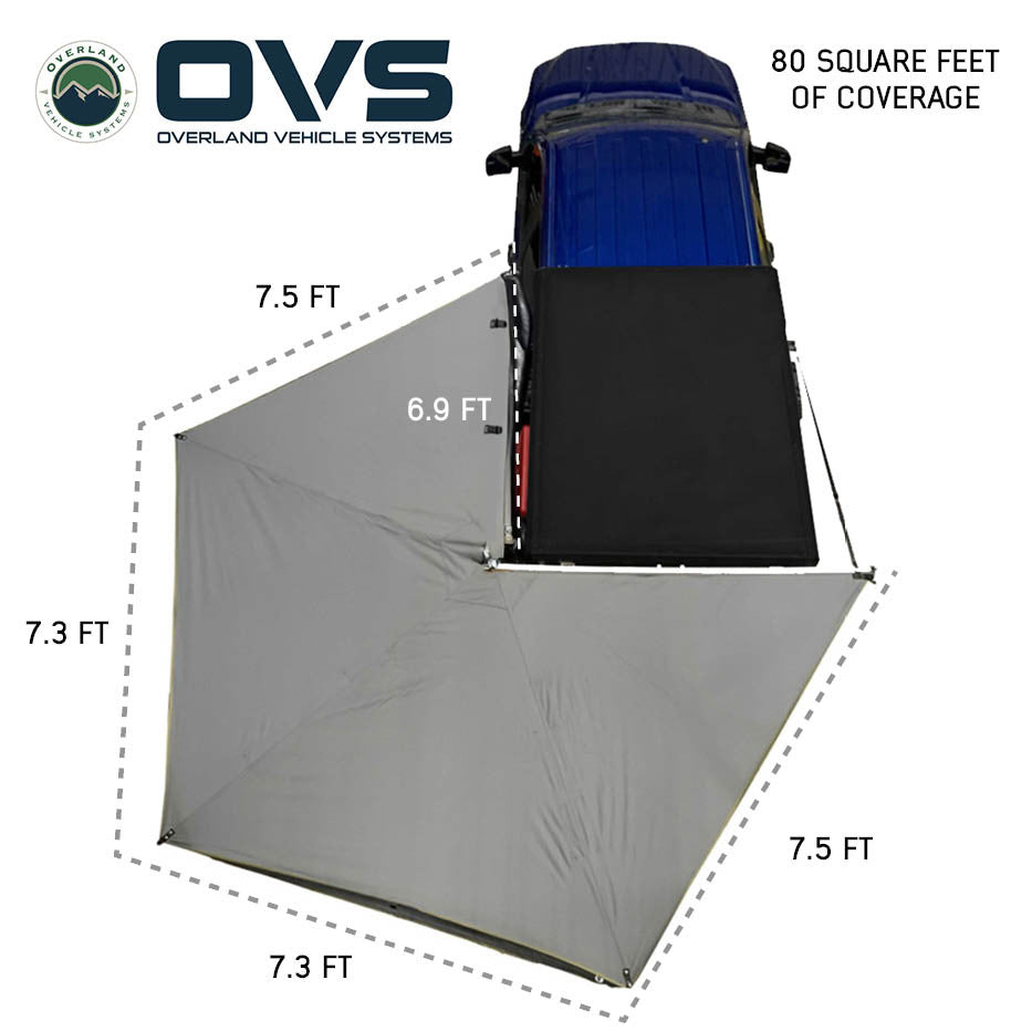 Overland Vehicle Systems HD Nomadic - Awning Bracket Kit, 270 LT