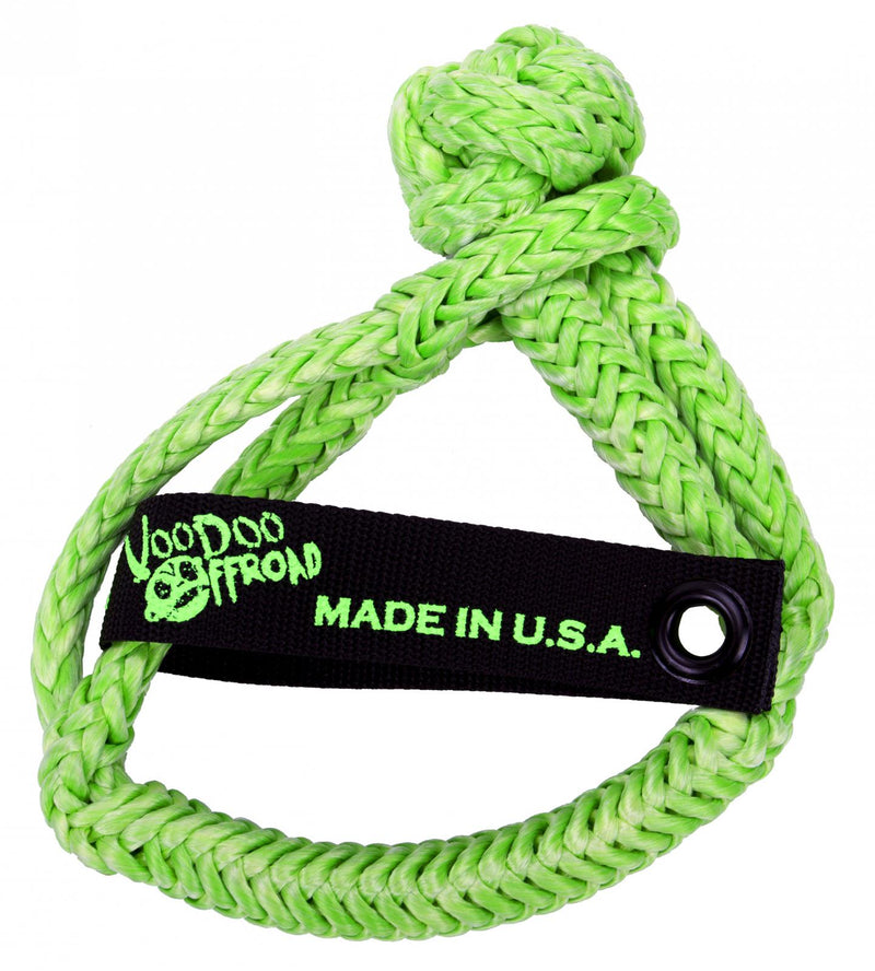 Winch Shackle Soft 1/2 Inch x 8 Inch Green VooDoo Offroad