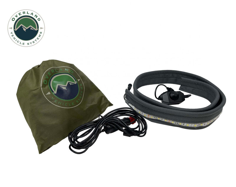 Roof Top Tent and Awning Flexible 47 Inch LED Light with Dimmer and Adaptor Overland Vehicle Systems