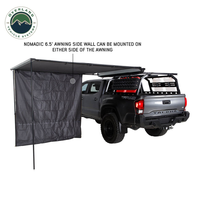 Nomadic 6.5 Foot Awning Side Shade Wall Overland Vehicle Systems