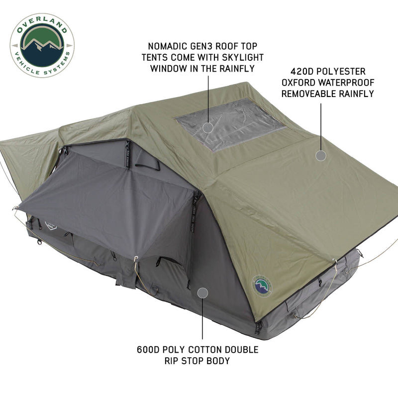 Nomadic 2 Standard Roof Top Tent Overland Vehicle Systems