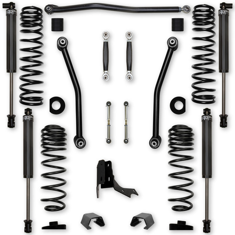 Gladiator 3.0 Inch Lift Kit For 20-Pres Jeep Gladiator Adventure No Limits System Stage 1 Rock Krawler