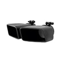 MBRP Universal Tip 4.75inx 3in Rectangle Angled Cut 3in O.D. inlet Pass. Side 7.375in length Black