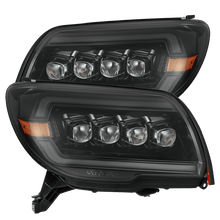 AlphaRex 03-09 Toyota 4Runner NOVA LED Proj Headlights Alpha Black w/Activ Light/Seq Signal/SB DRL