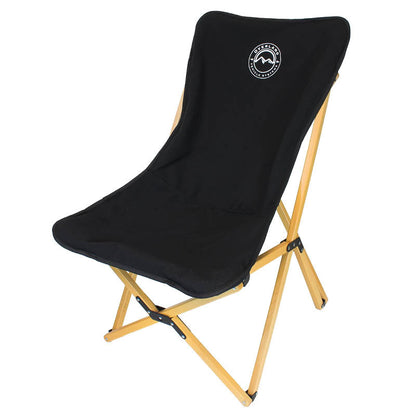 Overland Vehicle Systems Kick It Wooden Camp Chair - Wood Base & Storage Bag
