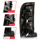 ANZO 2014-2018 Chevy Silverado 1500 LED Taillights Chrome