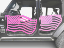 Steinjäger Doors Gladiator JT 2019 to Present Trail, American Flag Design Front Doors Pinky