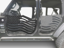 Steinjäger Doors Gladiator JT 2019 to Present Trail, American Flag Design Front Doors Texturized Black