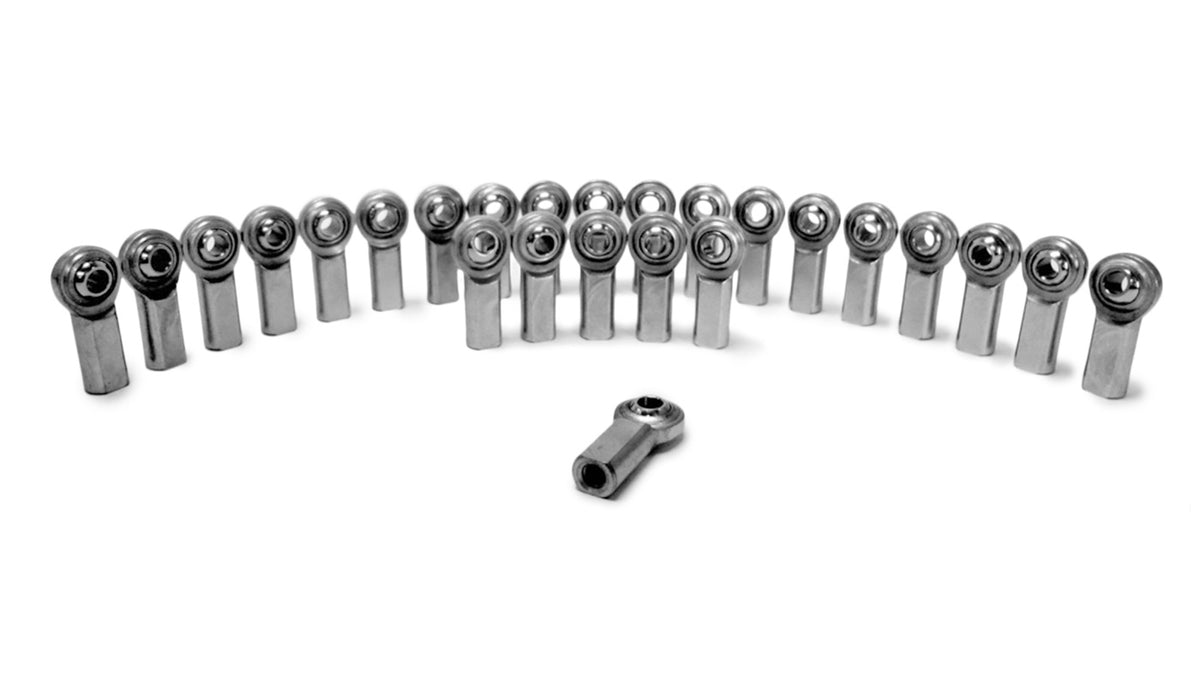 Rod Ends - Inch Female - Steel Housing, PTFE Race - 5/16-24 RH - 25 Pack