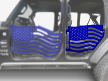 Steinjäger Doors Gladiator JT 2019 to Present Trail, American Flag Design American Flag Southwest Blue