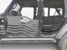 Steinjäger Doors Gladiator JT 2019 to Present Trail, American Flag Design American Flag Texturized Black