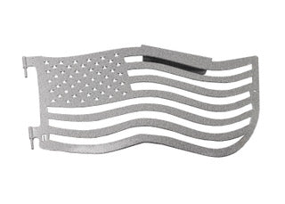 Steinjäger Doors Wrangler TJ 1997-2006 Trail, American Flag Style Gray Hammertone