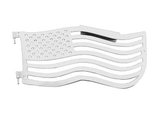 Steinjäger Doors Wrangler TJ 1997-2006 Trail, American Flag Style Cloud White