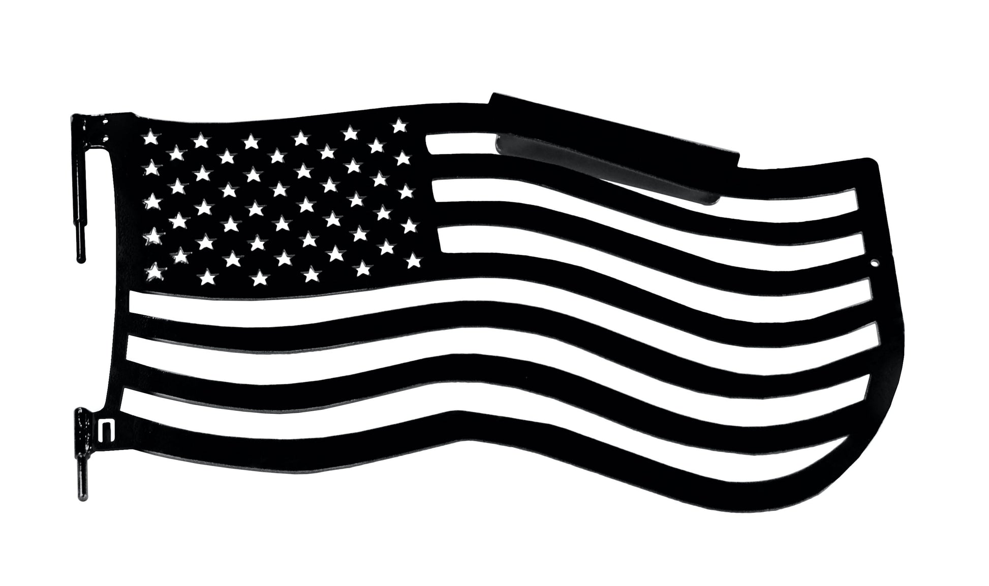 Steinjäger Doors Wrangler JK 2007-2018 Trail, American Flag Design Front Black