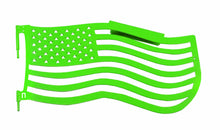 Steinjäger Doors Wrangler JK 2007-2018 Trail, American Flag Design Front Neon Green