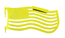 Steinjäger Doors Wrangler JL 2018 to Present Trail, American Flag Design Front Doors Neon Yellow