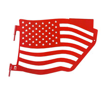 Steinjäger Doors Wrangler JK 2007-2018 Trail, American Flag Design Rear Red Baron